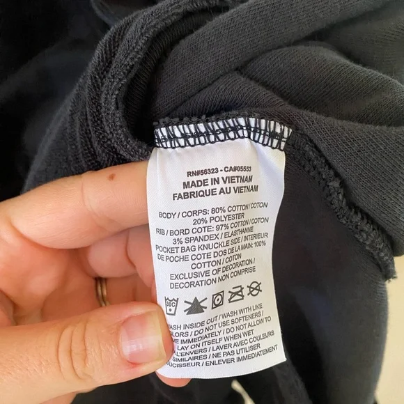 Nike Girls Sportswear Black French Terry Romper One Piece Size Medium 10-12 - Picture 6 of 6